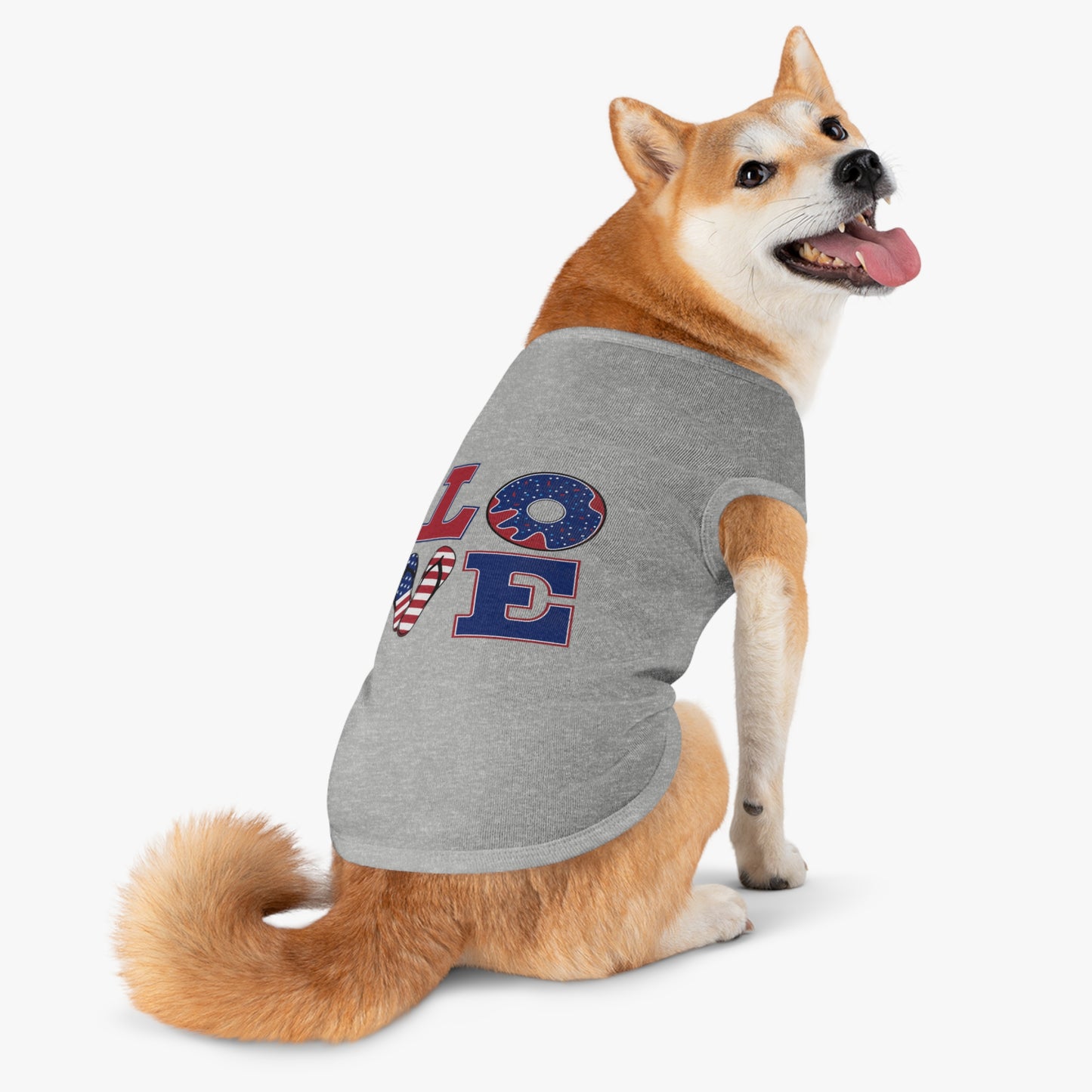 Patriotic Pet Tank TopDog - Apparel for 4th of July