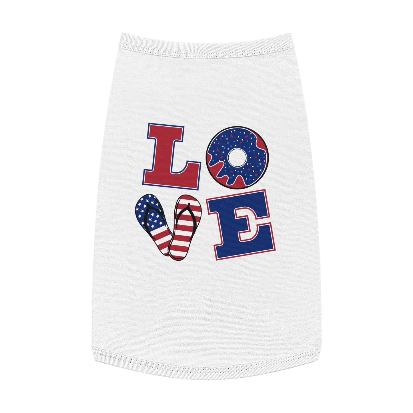 Patriotic Pet Tank TopDog - Apparel for 4th of July