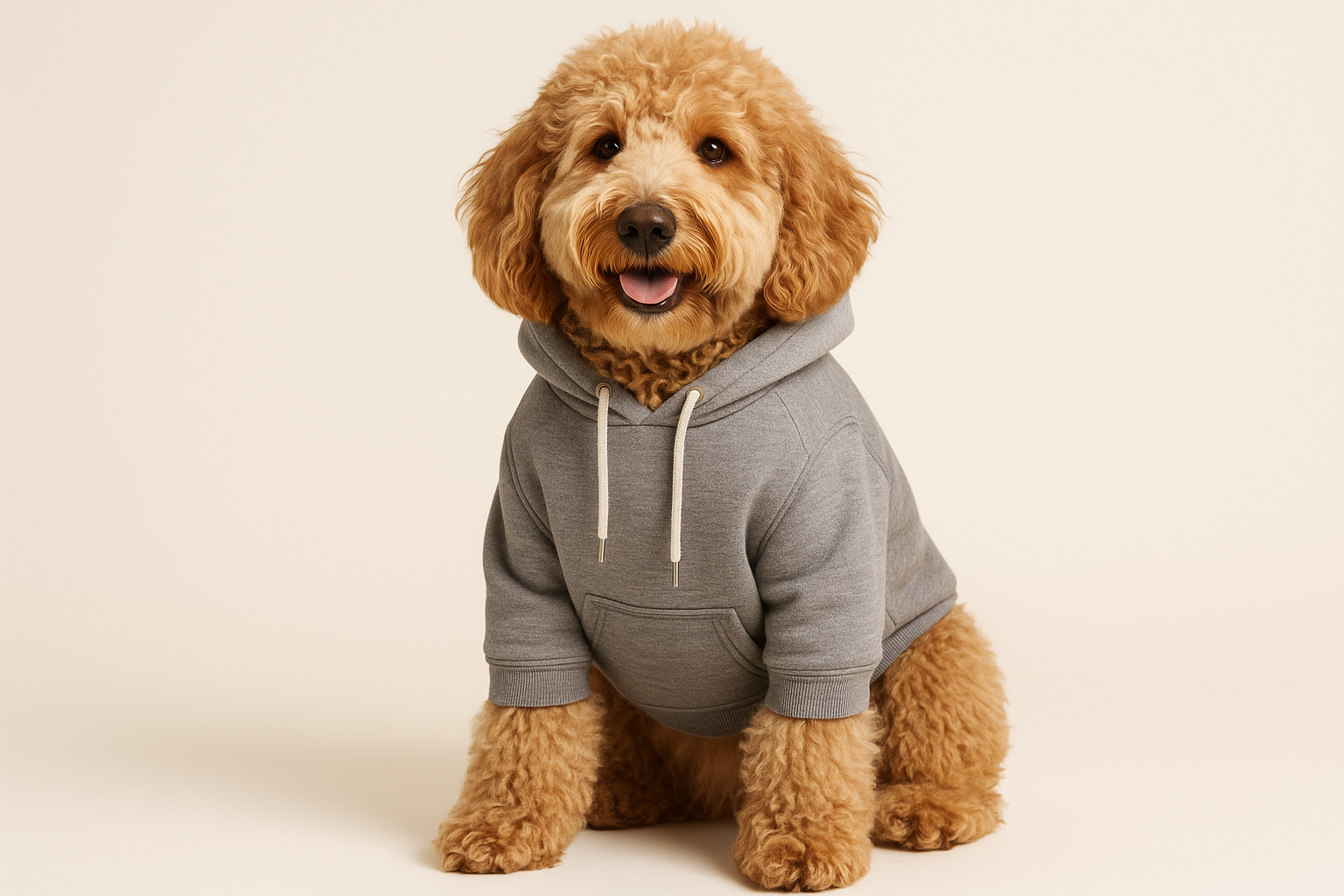 doodle with hoodie