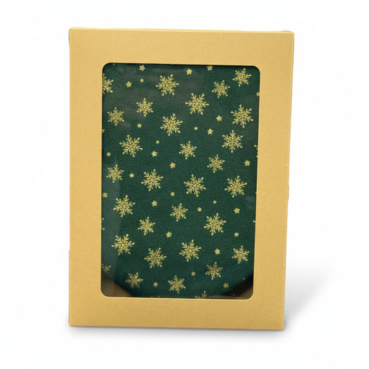 Golden Snowflakes Holiday Pet Bandana ❄️🐾