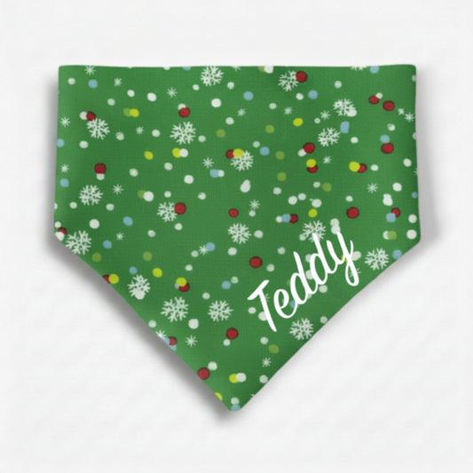“Santa's Little Helper” Christmas Dog Bandana 🎄🐾