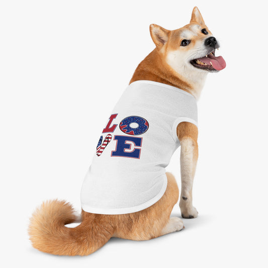 Patriotic Pet Tank TopDog - Apparel for 4th of July