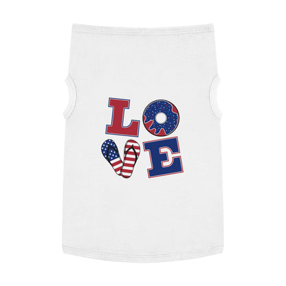 Patriotic Pet Tank TopDog - Apparel for 4th of July