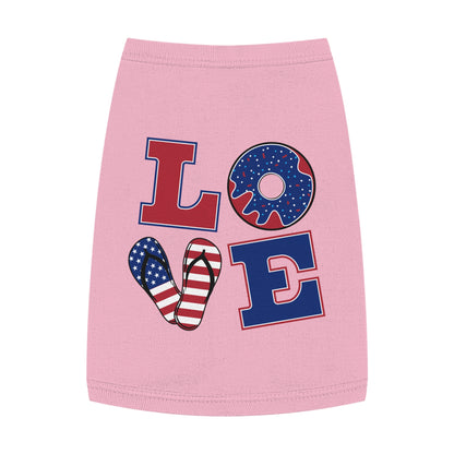 Patriotic Pet Tank TopDog - Apparel for 4th of July