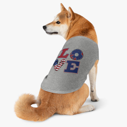 Patriotic Pet Tank TopDog - Apparel for 4th of July
