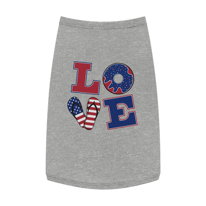 Patriotic Pet Tank TopDog - Apparel for 4th of July