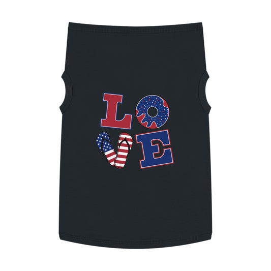 Patriotic Pet Tank TopDog - Apparel for 4th of July