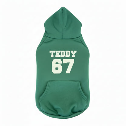 Custom Team Spirit Dog Hoodie – Multiple Colors 🐾🏈