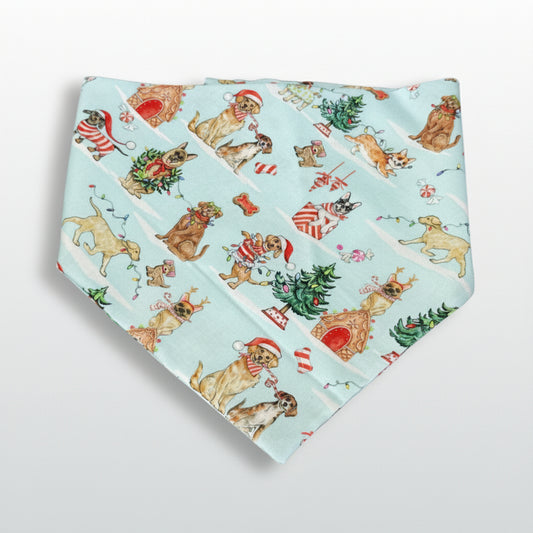 Deck the Paws Holiday Dog Bandana