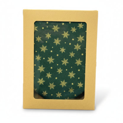 Golden Snowflakes Holiday Pet Bandana ❄️🐾