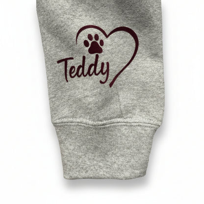 “Life Is Better With a Dog” Adult Fleece Hoodie