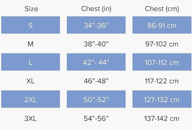 Dimensions Size Guide