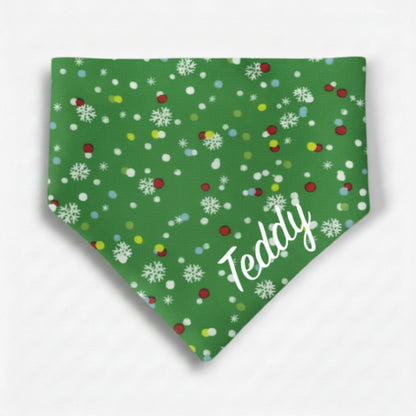 “Santa's Little Helper” Christmas Dog Bandana 🎄🐾