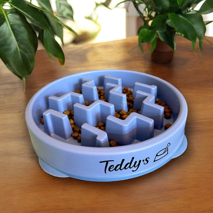 Pawsonalized Slow Feeder Dog Bowl